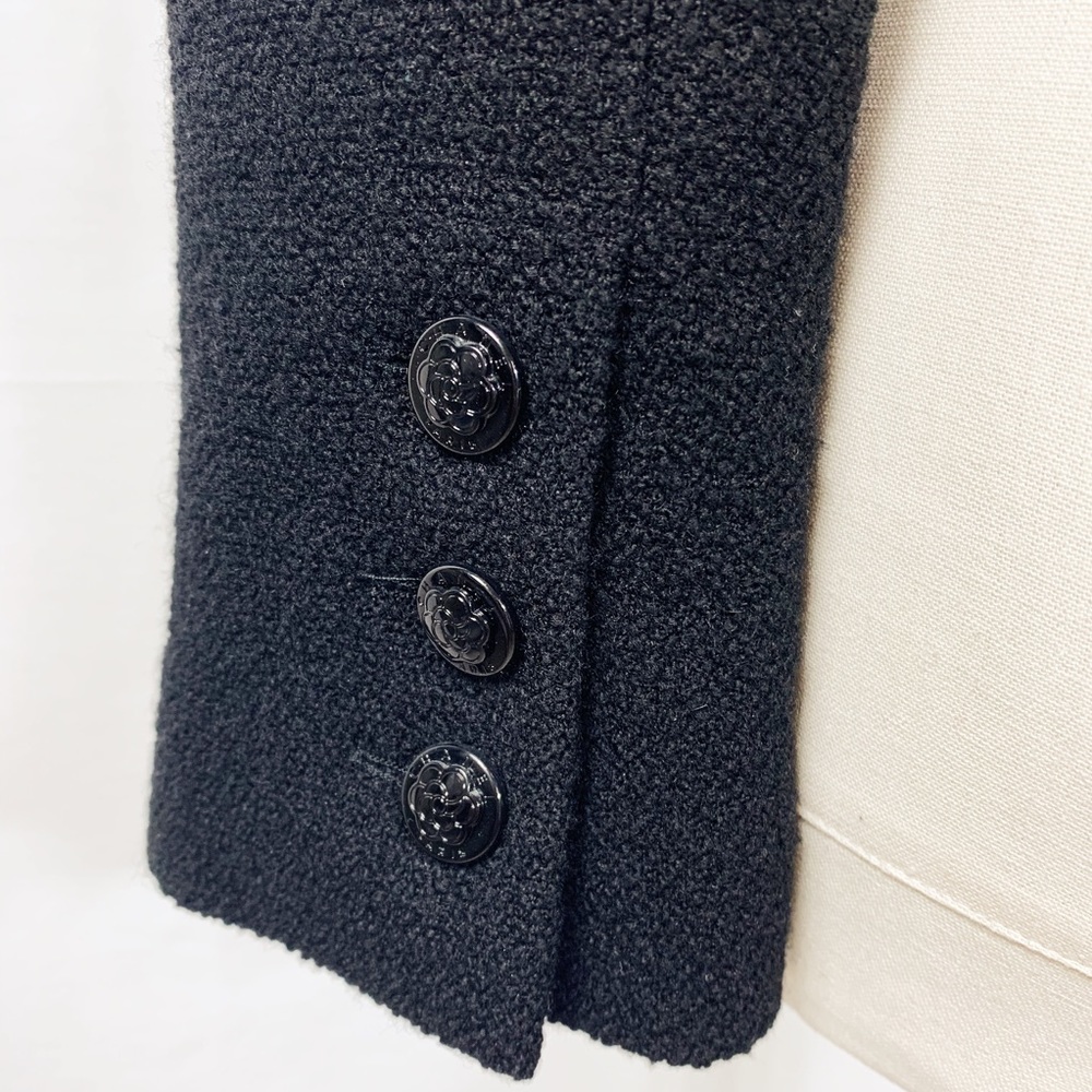 CHANEL Black Military Style Jacket Size 40 - Picture 4 of 8